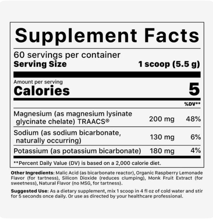 Jigsaw Health MagSoothe Tart Raspberry Lemonade Jar - 60 Servings