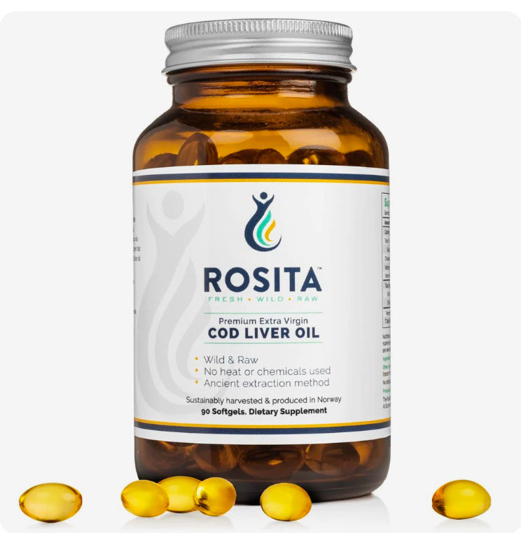 Rosita Extra Virgin Cod Liver Oil Softgels 90ct