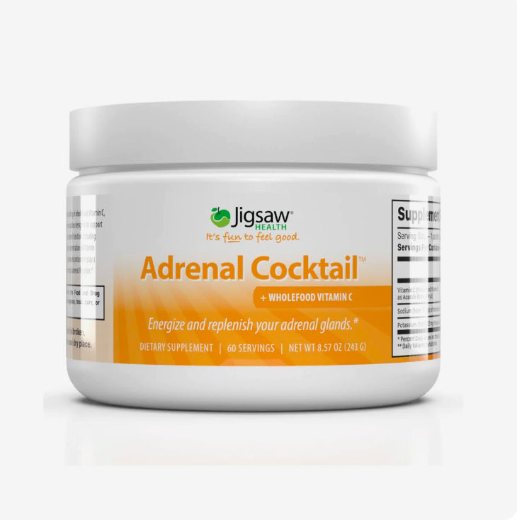 Jigsaw Health Adrenal Cocktail + Wholefood Vitamin C Jar