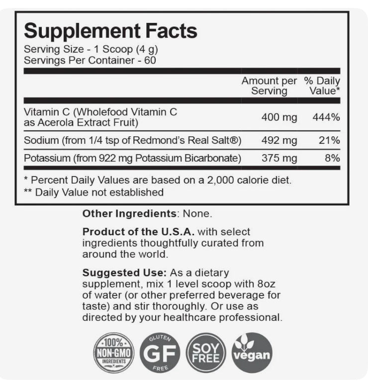 Jigsaw Health Adrenal Cocktail + Wholefood Vitamin C Jar